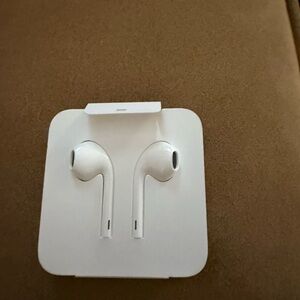 White Earbud Headphones